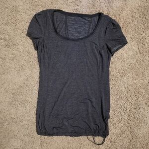 lululemon athletica Charcoal Short Sleeve Tee